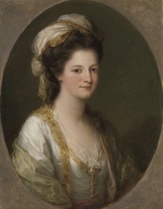 《女子肖像》，约1770年（布面油画） 作者 当归考夫曼