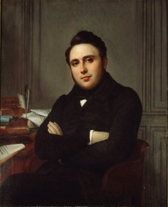 亚历山大-勒德鲁-罗林的肖像，1807-1874年，1838年。 作者 安吉丽克·蒙兹