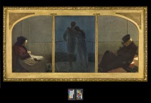 在梦想和现实之间？ 作者 安吉洛·莫贝利（Angelo Morbelli）