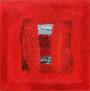 日场》，2021 年（丙烯酸画布） 作者 安吉·肯伯（Angie Kenber）