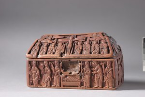 木制棺材：基督生平的场景，约1050年