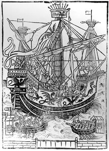 1515年，神圣罗马帝国皇帝查理五世在布鲁日的胜利到来 作者 盎格鲁法国学校