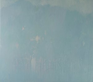 开幕，2022 年（亚麻布油画） 作者 安格斯火腿