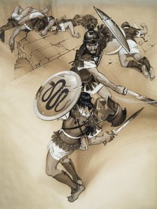 贺拉提（水粉画，纸本） 作者 安格斯·麦克布莱德
