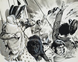 密西西比汽船（纸上水粉画） 作者 安格斯·麦克布莱德