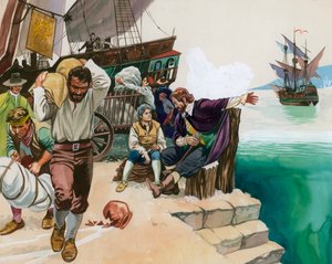 海盗在港口登陆 作者 安格斯·麦克布莱德