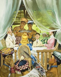 白酋长》（水粉画，纸本） 作者 安格斯·麦克布莱德