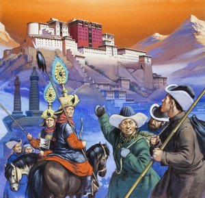 西藏（水粉纸） 作者 安格斯·麦克布莱德