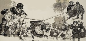 女巫狩猎（水粉画纸） 作者 安格斯·麦克布莱德