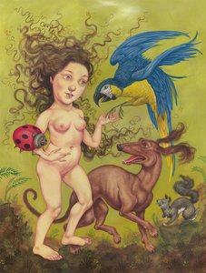夏天，2013 年（插图板上的丙烯颜料）