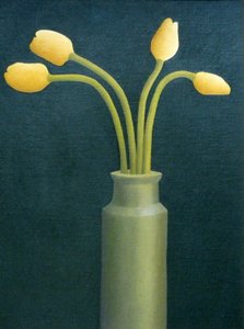 四个黄色郁金香，1982年