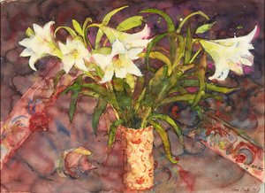 百合花（水彩）