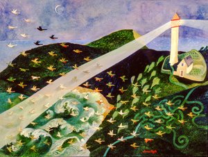 寻路》，2004 年（压克力） 作者 