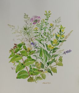 花卉静物 4，2021 年（绘画） 作者 