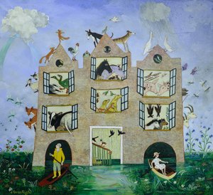 水管禁令》，2013 年（丙烯酸树脂） 作者 