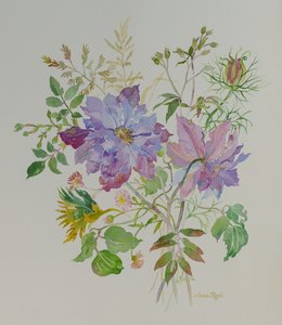 静物花卉，2021 年（绘画） 作者 