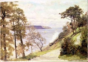 哈德逊河，约 1906-09 年（布面油画）