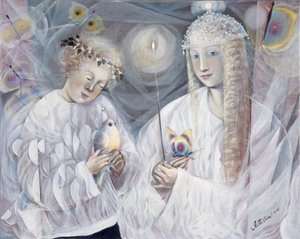 双子座》，2006 年（比利时亚麻布油画） 作者 安娜尔·阿内莉亚·巴甫洛娃