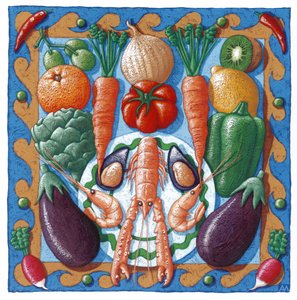 Langoustine, 2000（水粉画）