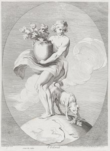 嗅觉, 1730-65.创作者：Caylus, Anne-Claude-Philippe de, Etienne Fessard. 作者 安妮克劳德菲利普德凯勒斯，艾蒂安费萨德