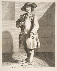 扫烟囱的人，1737年。