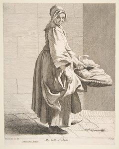 生菜卖方，1742年。
