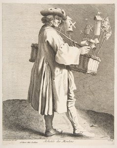 惠里格·佩德勒（Whirligig Peddler），1742年。