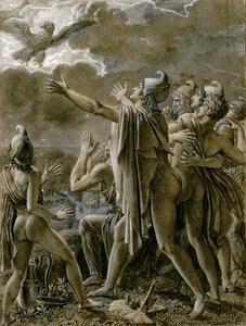 艾涅阿斯（Aeneas）及其追随者在拉图姆（Latium），1791-1793年。 作者 安妮·路易斯·吉罗代德·鲁西·特里森