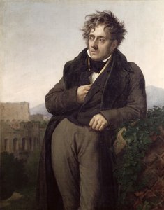 Francois Rene的肖像（1768-1848）Vicomte de Chateaubriand，1811年（另见75712）