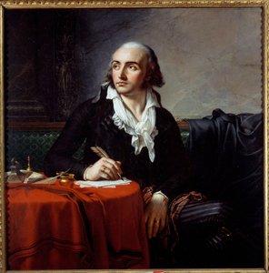 Giuseppe Fravega (1763-1833) 意大利革命家的肖像。 安妮·路易斯·吉罗德·德·鲁西·特里奥森 (Anne-Louis Girodet de Roucy Trioson) 的绘画 作者 安妮·路易斯·吉罗代德·鲁西·特里森