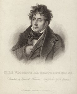 Chateaubriand子爵的画像 作者 安妮·路易斯·吉罗代德·鲁西·特里森