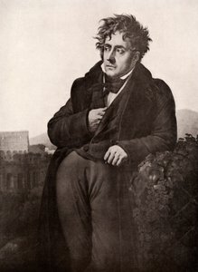 弗朗索瓦·雷恩（Francois-Rene），十九世纪初法国作家兼外交家，德·夏多布里安（Vietante de Chateaubriand）。 作者 安妮·路易斯·吉罗代德·鲁西·三重奏