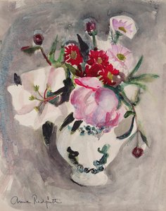 花，约 1955 年（纸面水彩画）