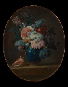 花瓶和海螺贝壳花瓶，1780年。