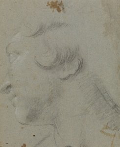 Carracci - r 圣凯瑟琳之首，RCIN 902115 作者 Annibale Carracci
