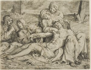 卡普拉罗拉的基督 作者 Annibale Carracci