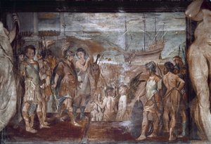 杰森的生活插曲：阿戈纳人的登船（壁画 作者 Annibale Carracci