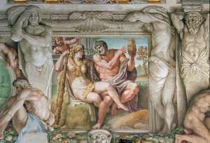 赫拉克勒斯和伊奥尔（壁画 作者 Annibale Carracci