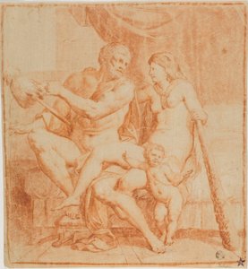 大力士和伊奥莱 作者 Annibale Carracci