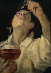 喝酒的人的画象，c.1581-4