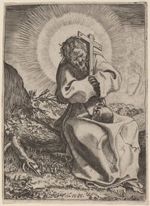 阿西西的圣弗朗西斯 作者 Annibale Carracci