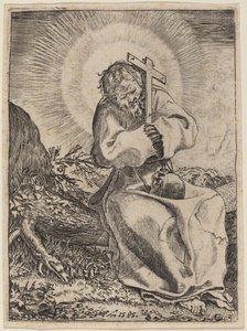 阿西西的圣弗朗西斯 作者 Annibale Carracci