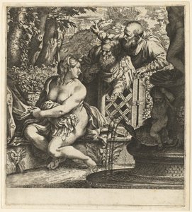苏珊娜和长老们 作者 Annibale Carracci