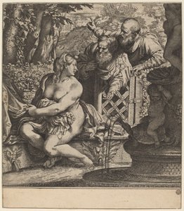 苏珊娜和长老们 作者 Annibale Carracci