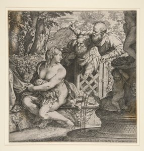苏珊娜和长老们 作者 Annibale Carracci