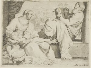 圣家族与施洗者圣约翰 作者 Annibale Carracci