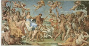 巴克斯和阿里阿德涅的胜利 作者 Annibale Carracci