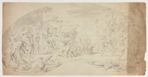巴克斯和阿里阿德涅的胜利 作者 Annibale Carracci
