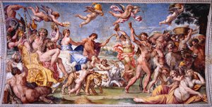 巴克斯和阿里阿德涅的胜利 作者 Annibale Carracci
