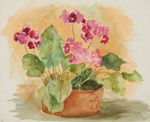 花卉静物 作者 安妮·多尔舍因